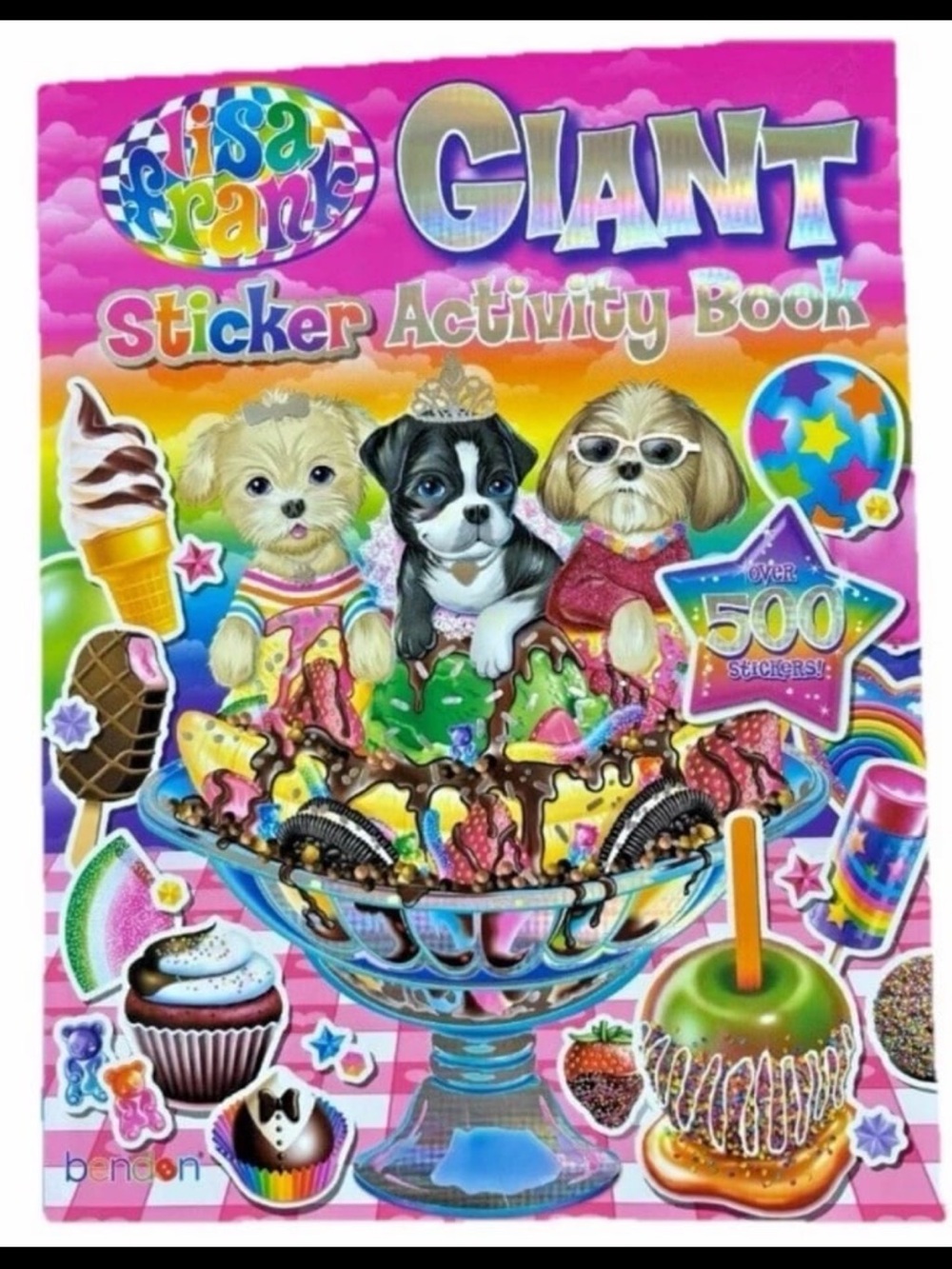 Lisa Frank Giant Pink Sticker Activity Book